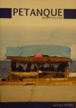 July 2013 P&eacute;tanque New Zealand magazine cover